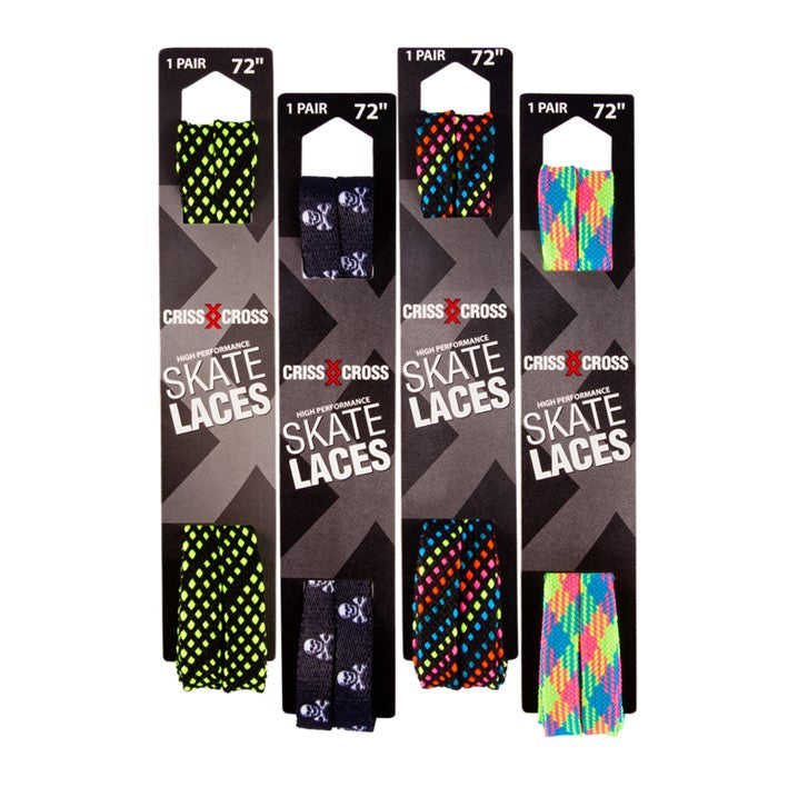 Riedell Criss Cross Roller Skate Laces 72" Medium (183cm) - Lucky Skates