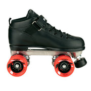 Riedell Dart Black Indoor Speed Derby Quad Roller Skates - Lucky Skates