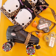 Riedell R3 Quad Speed Derby Quad Roller Skates Black - Lucky Skates 