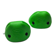 Riedell Skates Leather Quad Roller Skate Toe Caps Pair Green - Lucky Skates 