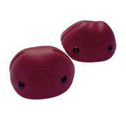 Riedell Skates Leather Quad Roller Skate Toe Caps Pair Red - Lucky Skates 