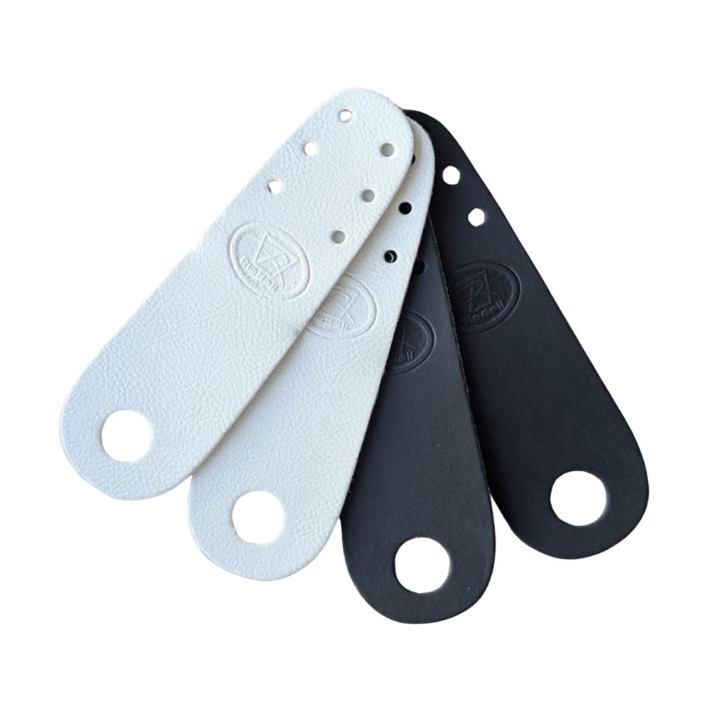 Riedell Vegan Roller Skate Toe Guards Black White - Lucky Skates