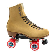 Riedell Zone 135 Energy Tan High Top Retro Roller Skates Brown - Lucky Skates
