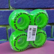 Rio Roller Coaster Outdoor Quad Roller Skate Wheels 82a 58mm 4 Pack Green Lime - Lucky Skates