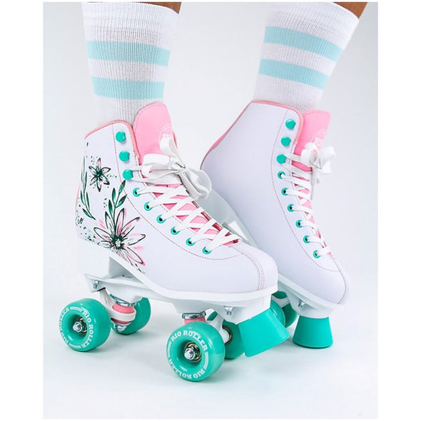 Rio Roller Artist Floral Roller Skates