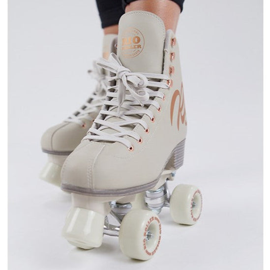 Rio Roller Rose Cream Roller Skates - Lucky Skates