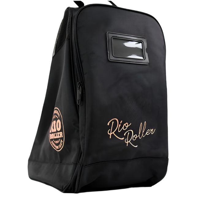 Rio Roller Rose Gold Black Skate Bag - Lucky Skates