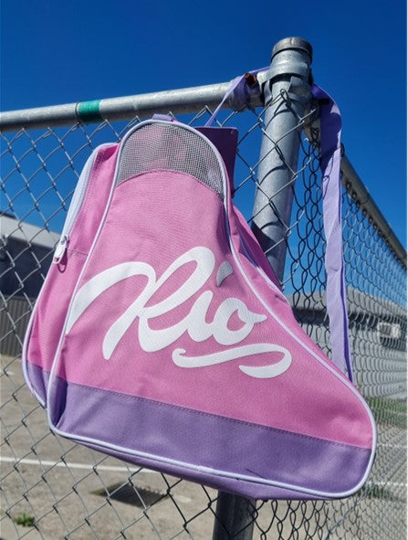Rio Roller Script Pink and Lilac Skate Bag