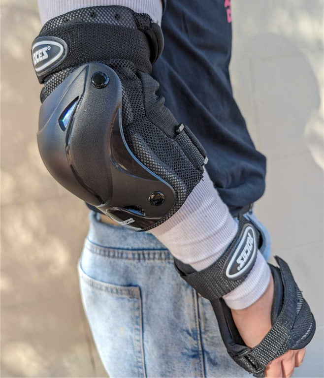Roces Adult Skate Ventilated Pad Set Elbow Pads - Lucky Skates