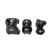 Roces Skate Gear 3 Pack Black - Knee Pads / Elbow Pads / Wrist Guards - Lucky Skates