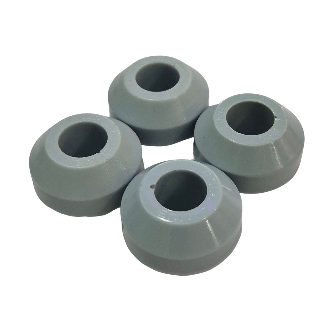 Roll-Line Elastomer Roller Skate Cushions/Bushings Lower Grey Soft - Lucky Skates 