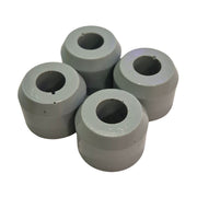 Roll-Line Elastomer Roller Skate Cushions/Bushings Upper Grey Soft - Lucky Skates 