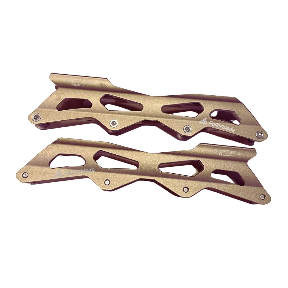 Rollerblade Inline Skate Frame 280mm 11 inches 90mm Copper - Lucky Skates 