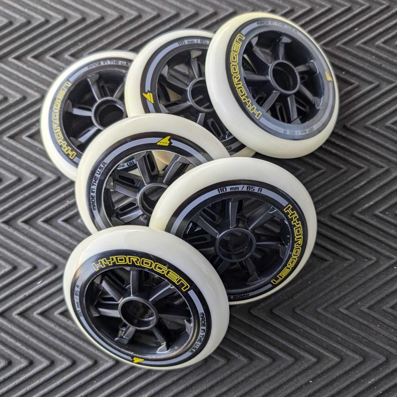 Rollerblade Hydrogen Inline Wheels 110mm 85A - 6 pack