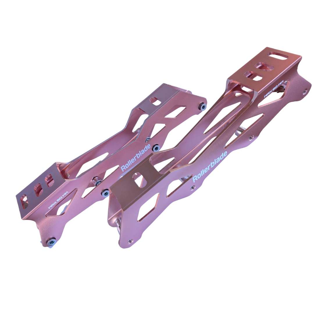 Rollerblade RB Pro Inline Skate Frames 243mm 80mm Rose Gold - Lucky Skates 