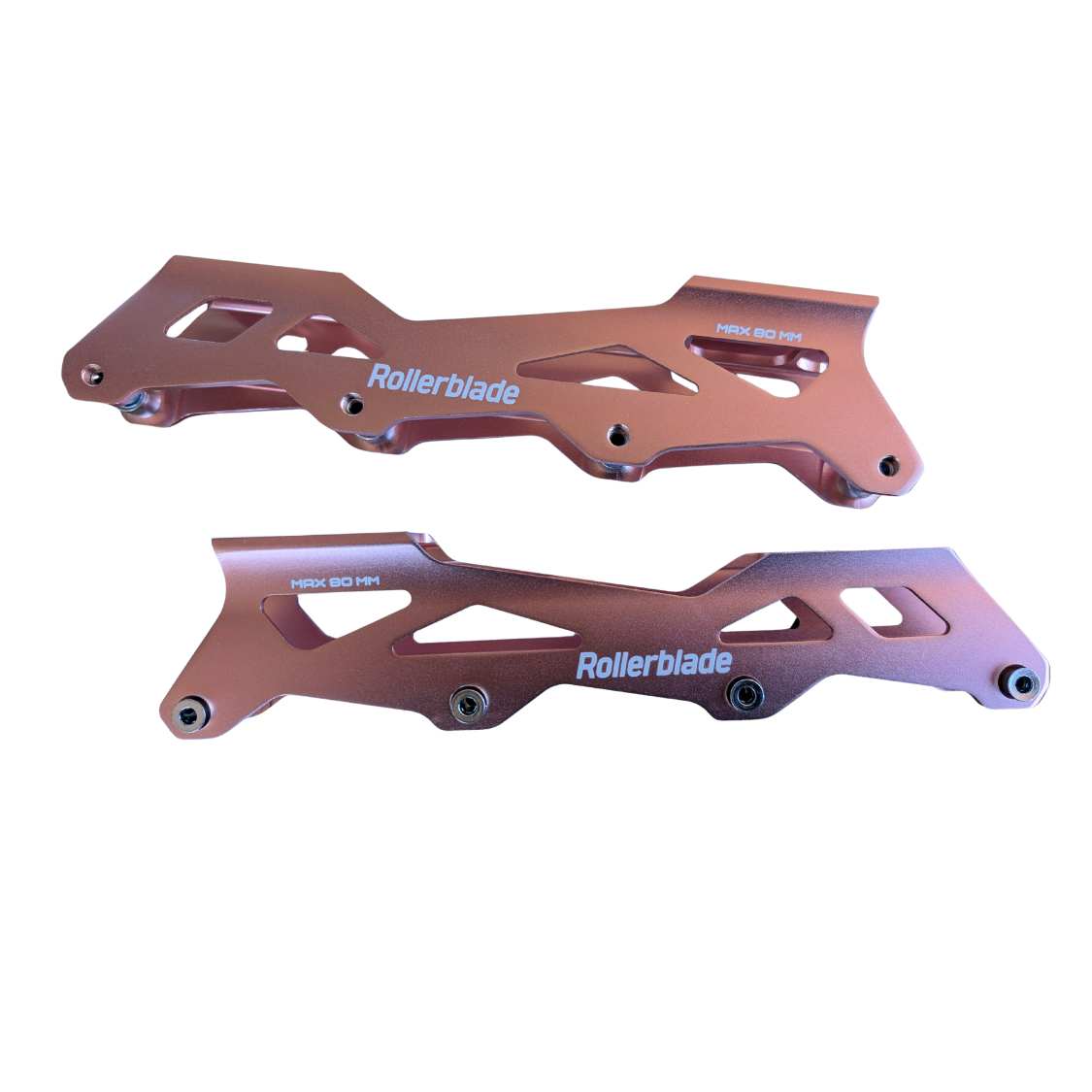 Rollerblade RB Pro Inline Skate Frames 243mm 80mm Rose Gold - Lucky Skates 
