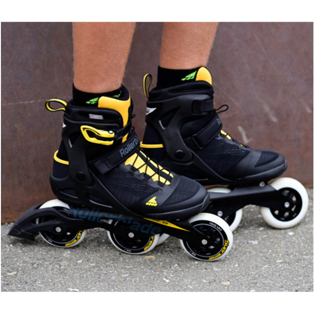 Rollerblade Macroblade 100 3WD Black Yellow Inline Skates