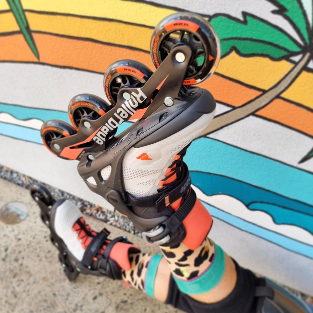 Rollerblade Macroblade 80W Coral Inline Skates - Lucky Skates