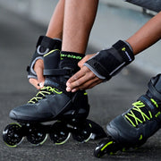 Rollerblade Macroblade 80mm  Black Lime Mens Fitness Inline Skates - Lucky Skates