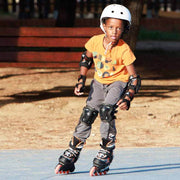Rollerblade Microblade Orange Black  Children's Adjustable Inline Skates - Lucky Skates 