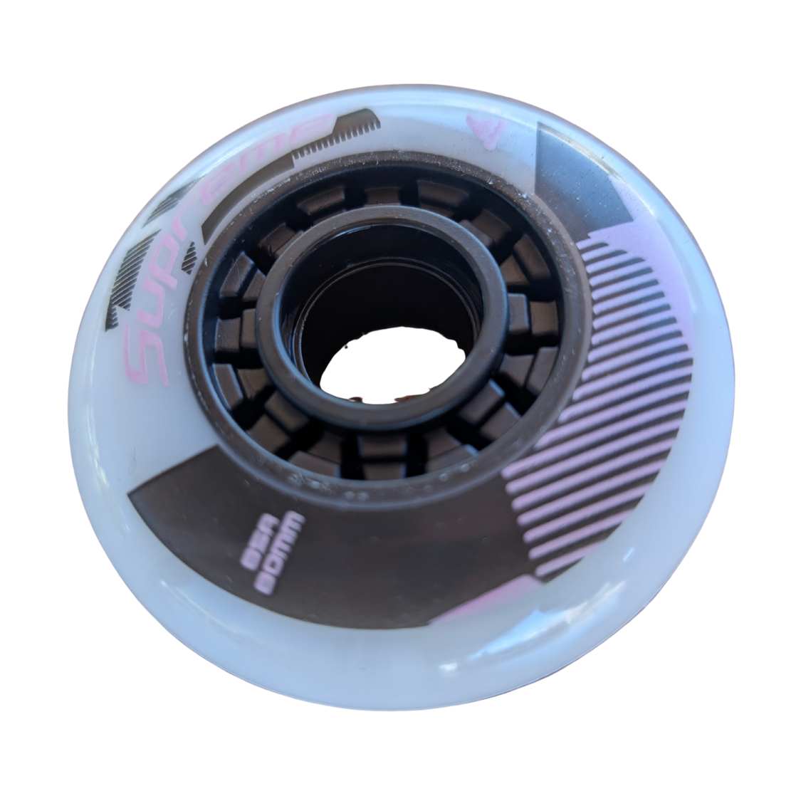 Rollerblade Supreme Inline White Wheels 80mm 85A - 8 Pack