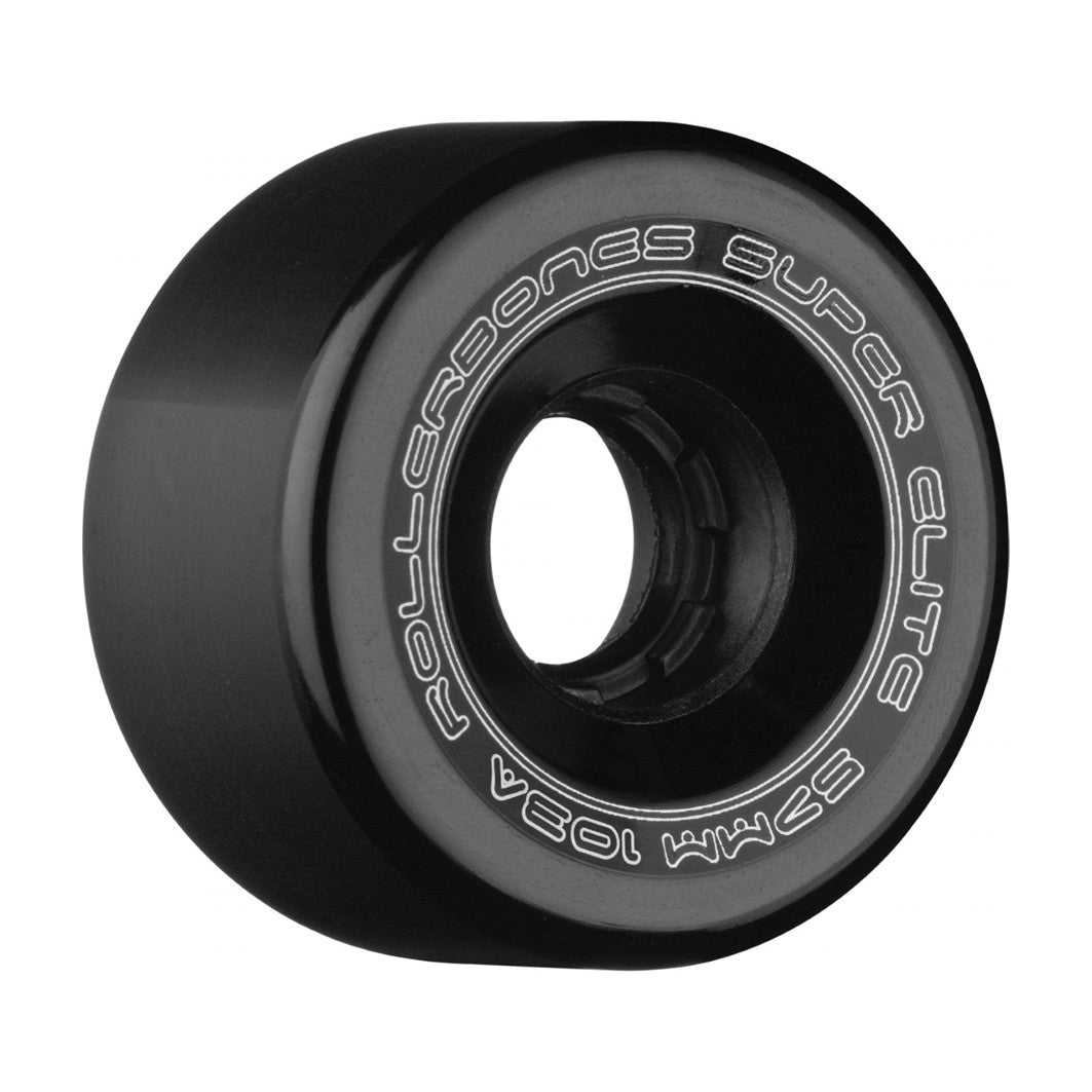 Rollerbones Elite Indoor Roller Skate Artistic Wheels Black 57mm 103a - Lucky Skates 