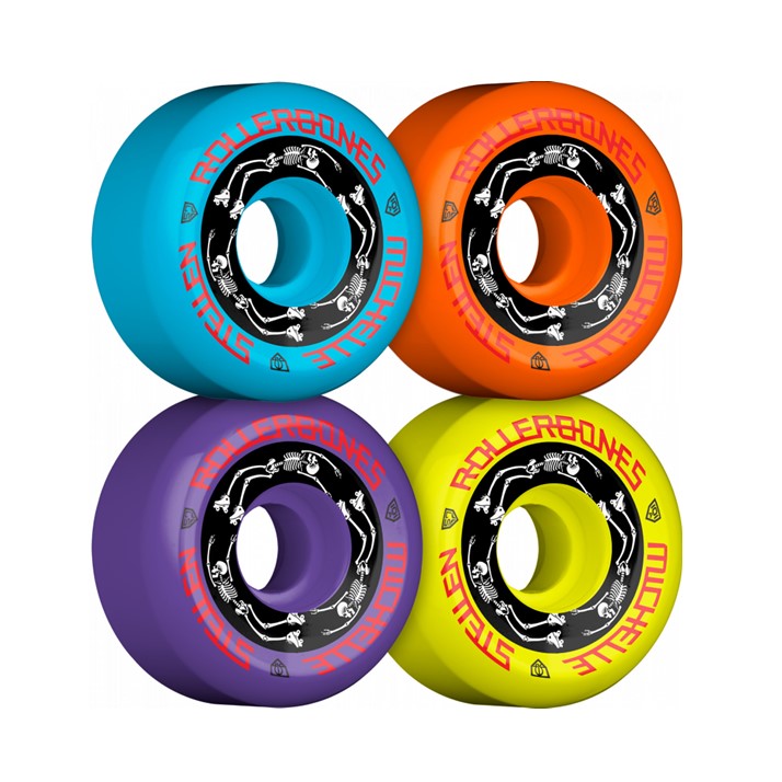 Estro Jen Bowl Bomber Skate Park Roller Skate Wheels 101a 57mm Orange, Purple, Yellow, Blue - Lucky Skates