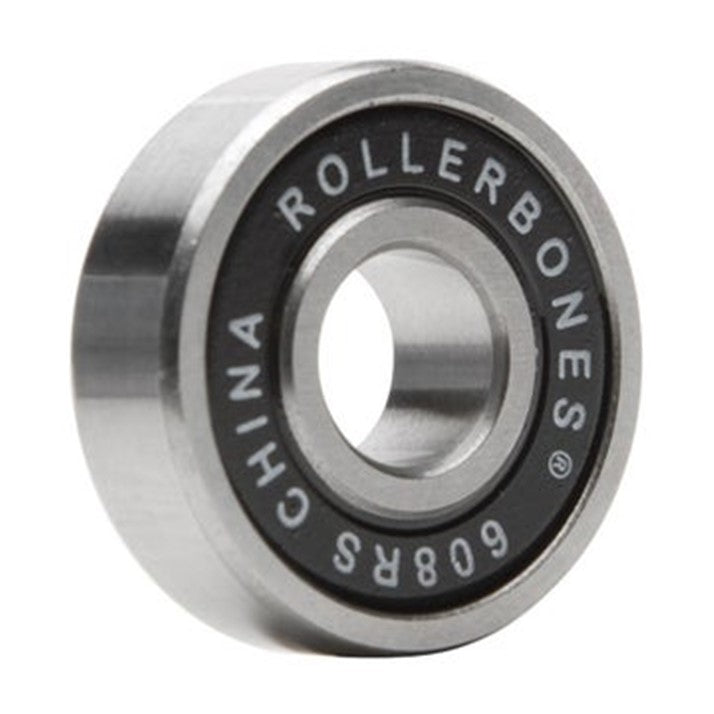 Rollerbones Black Skate Bearing 8mm 608 black - Lucky Skates