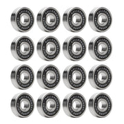 Rollerbones Black Skate Bearings (16) - Lucky Skates