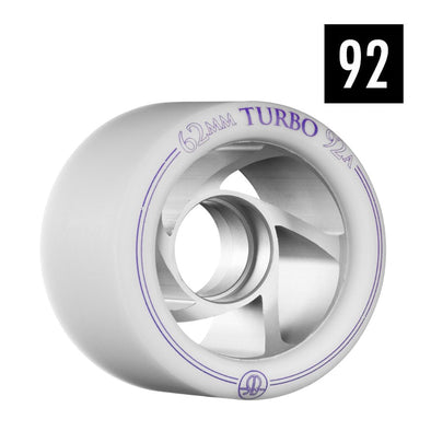 Bones Turbo Wheels White 92A - 8 pack