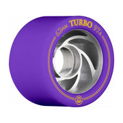 Rollerbones Turbo Alloy Roller Skate Wheels Purple 62mm 97a - 8 pack - Lucky Skates