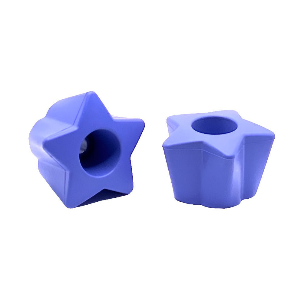 Rollerstuff Twinkle Toes Roller Skate Toe Stops Periwinkle Blue Purple - Bolt On - Lucky Skates