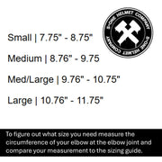 S1 Elbow Pads Size Chart - Lucky Skates