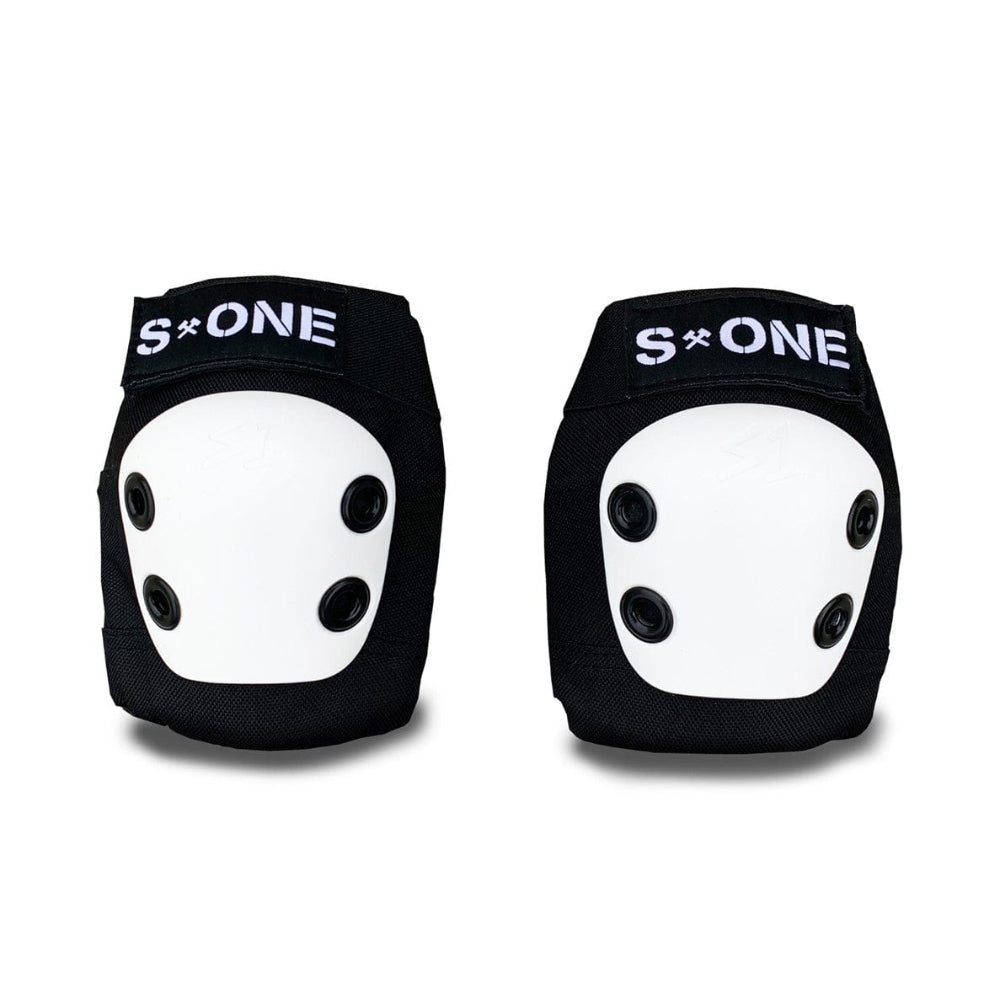 S1 Elbow Pads Black White - Lucky Skates