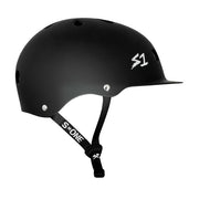 S-One Lifer Brim Skate Helmet Black Matte - Certified - Lucky Skates