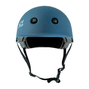 S-One Lifer Brim Skate Helmet Ocean Grey Matte - Certified - Lucky Skates