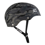 S-One Lifer Skate Helmet Black Camo Matte - Certified - Lucky Skates