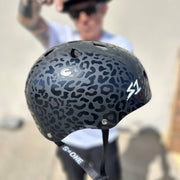 S-One Lifer Skate Helmet Black Leopard - Certified - Lucky Skates