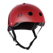 S-One Lifer Skate Helmet Blood Red Matte - Certified - Lucky Skates