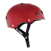 S-One Lifer Skate Helmet Blood Red Matte - Certified - Lucky Skates