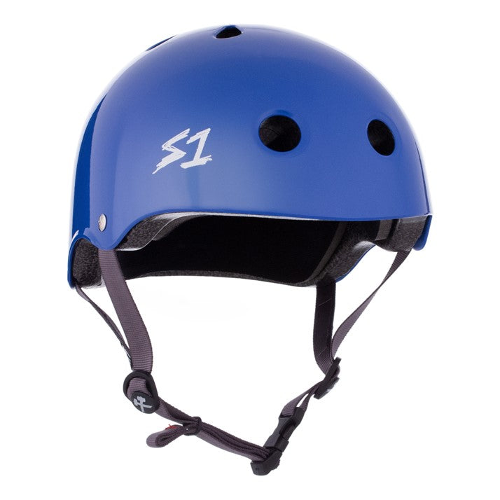 S1 Lifer Skate Helmet Blue Gloss - Certified - Lucky Skates