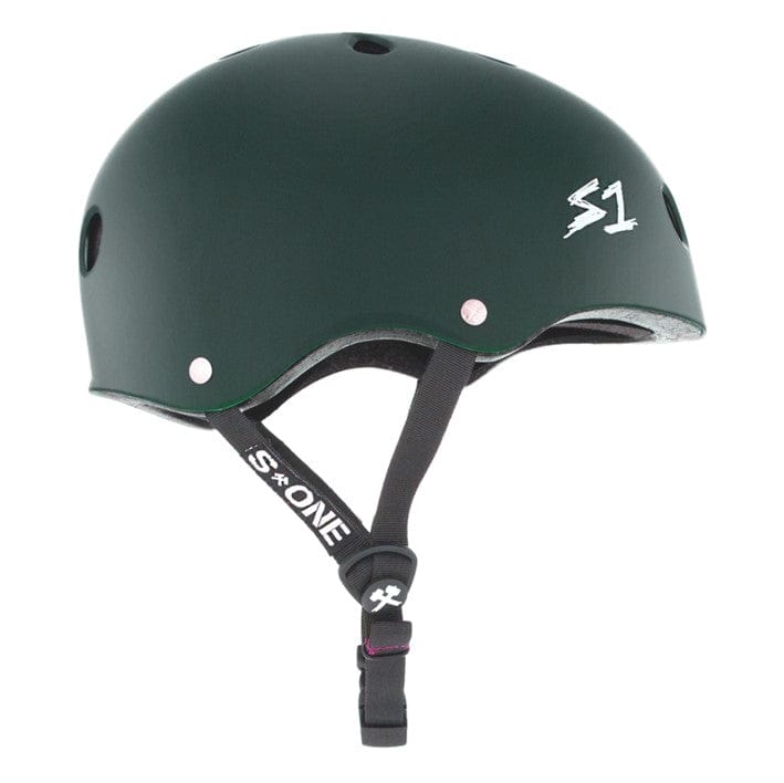 S-One Lifer Skate Helmet Dark Green - Certified - Lucky Skates