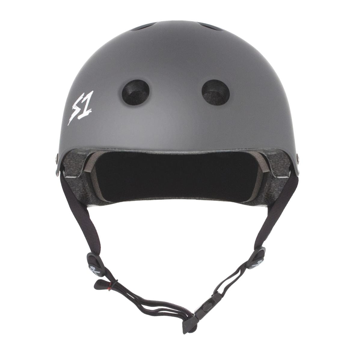 S-One Lifer Skate Helmet Dark Grey Matte - Certified - Lucky Skates