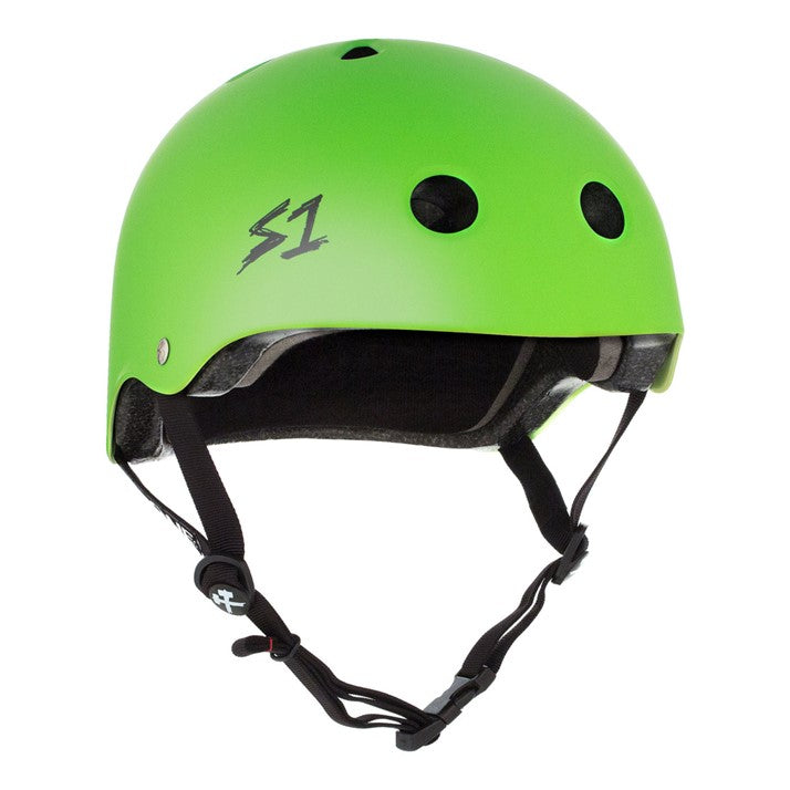 S-One Lifer Skate Helmet Bright Green Certified - Lucky Skates