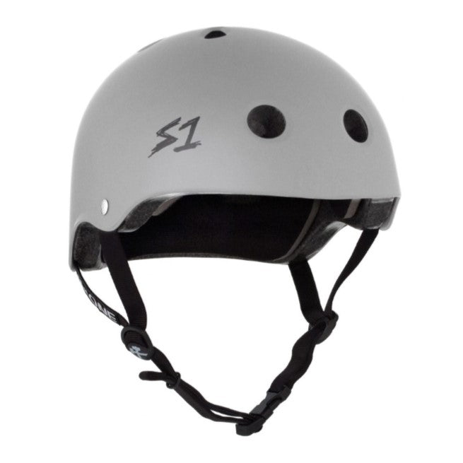 S1 Lifer Skate Helmet Light Grey Matte - Certified - Lucky Skates