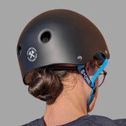 S-One Lifer Skate Helmet Matte Black/Cyan - Certified - Lucky Skates