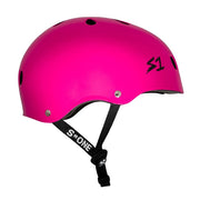 S-One Lifer Skate Helmet Pink Gloss/Black Checkers - Certified - Lucky Skates