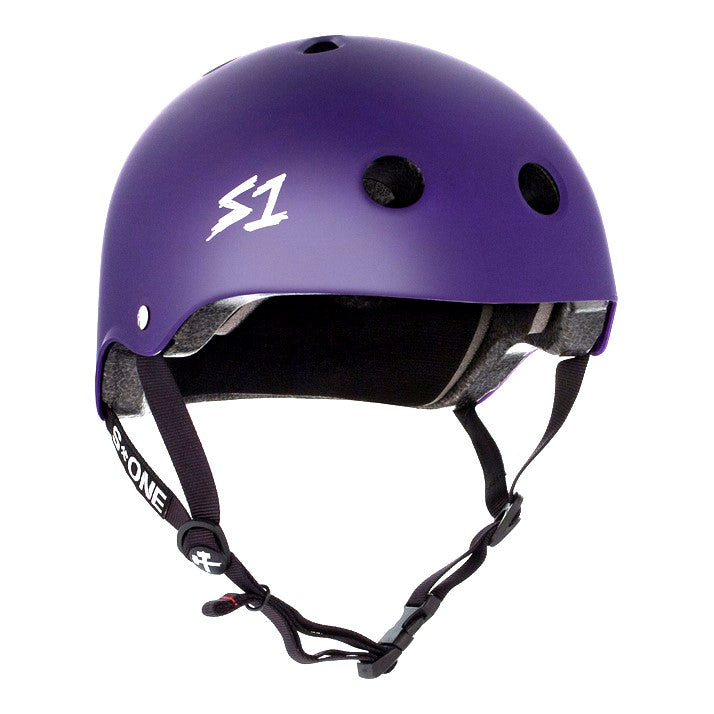 S1 Lifer Skate Helmet Matte Purple - Certified - Lucky Skates