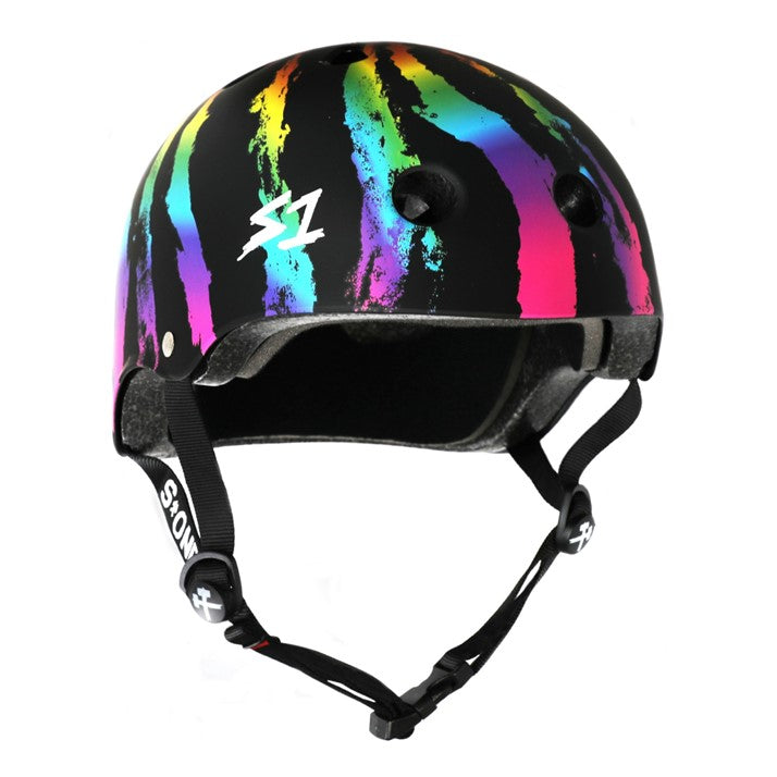 S1 Lifer Skate Helmet Rainbow Swirl - Certified - Lucky Skates