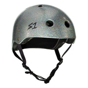 S-One Lifer Skate Helmet Silver Glitter - Certified - Lucky Skates